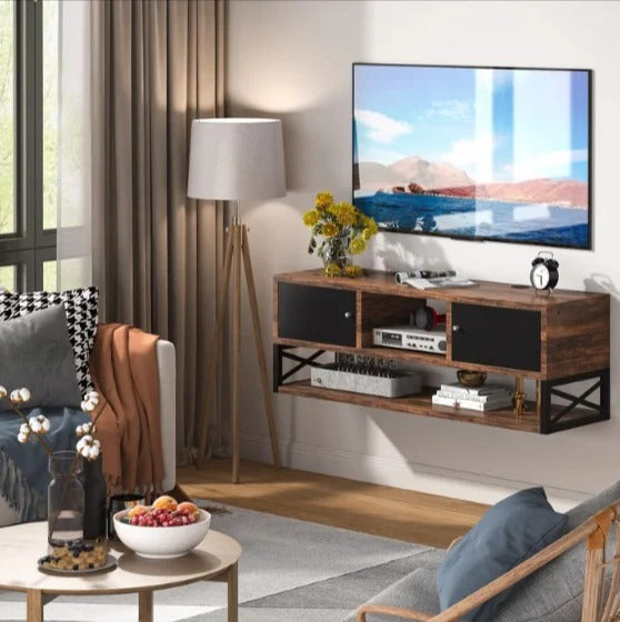 Malady Floating Lounge Bedroom TV Console Cabinet Shelve Stand Decor